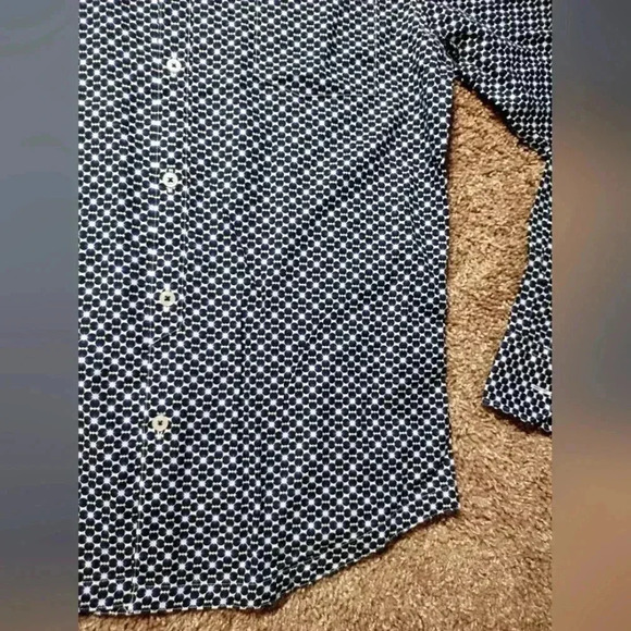 Good Man Brand Long sleeve geometric pattern button down shirt NWT - Picture 5 of 7